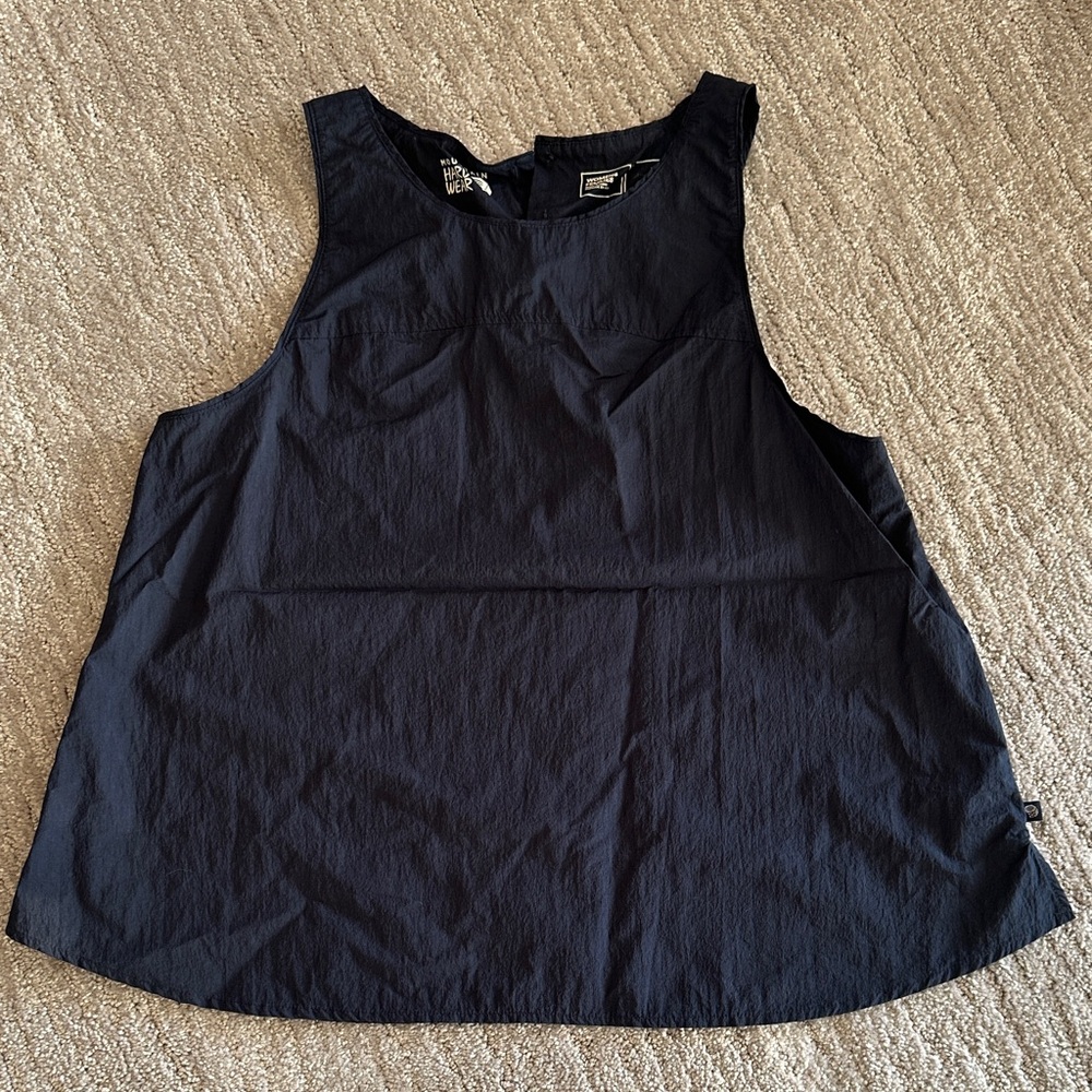 Mountain Hardwear Navy Sleeveless Performance Tank